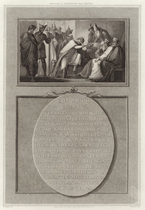 Edward II sa opp sin krone av English School