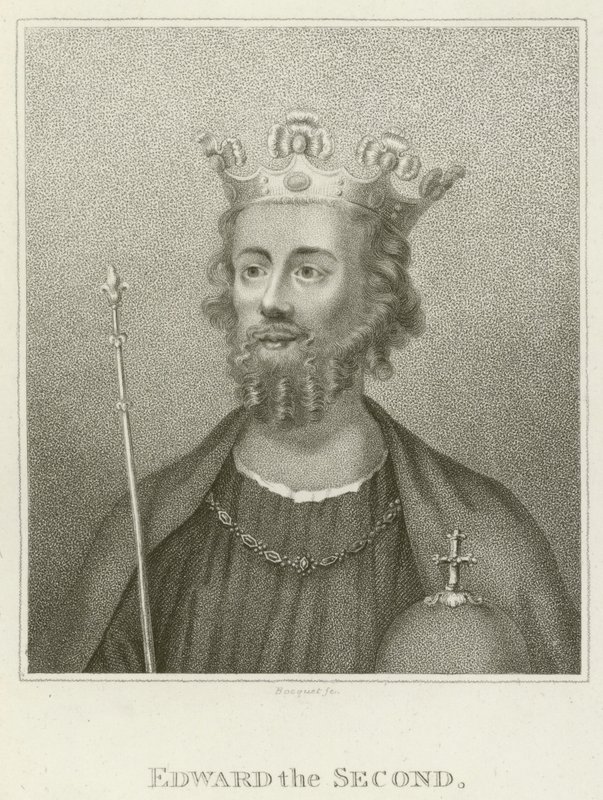 Edward den andre (gravering) av English School