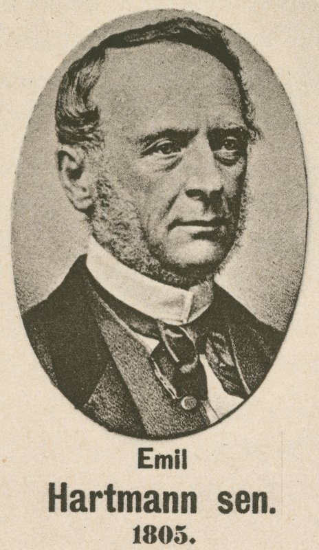 Emil Hartmann Senior (gravyr) av English School