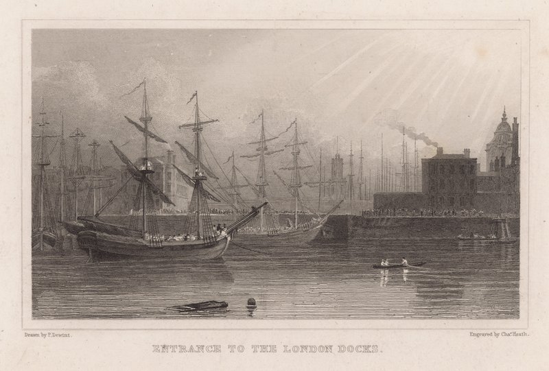 Inngang til London Docks av English School