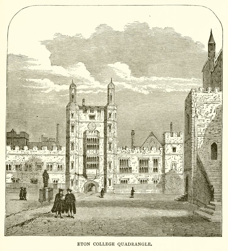 Eton College Quadrangle av English School