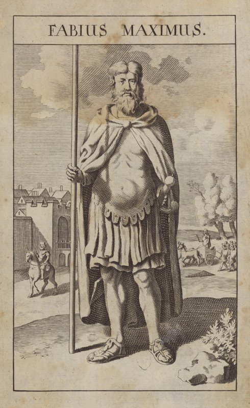 Fabius Maximus , romersk politiker og general (gravering) av English School