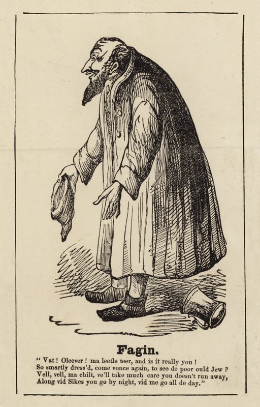 Fagin fra Oliver Twist av English School
