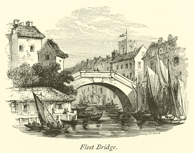 Fleet Bridge av English School