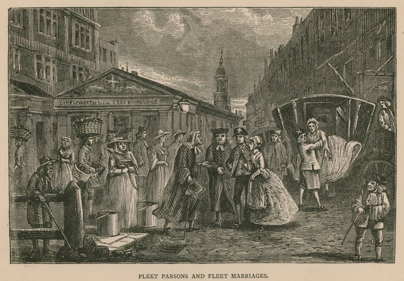 Fleet Parsons og Fleet Marriages av English School