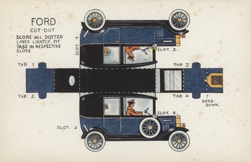 Ford Cut Out (litho-farge) av English School