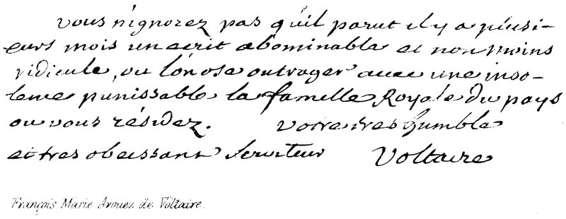 Francois Marie Arouet av Voltaire av English School