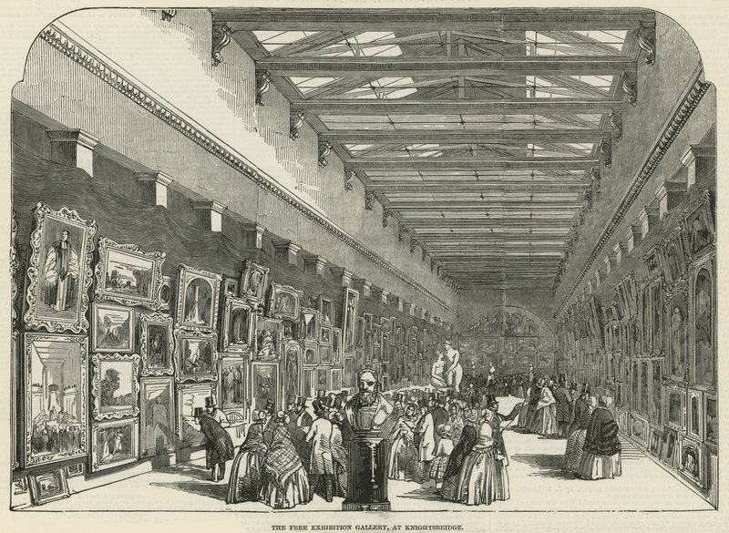Gratis utstillingsgalleri på Knightbridge av English School
