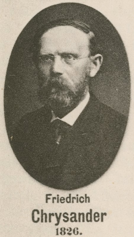 Friedrich Chrysander (gravering) av English School