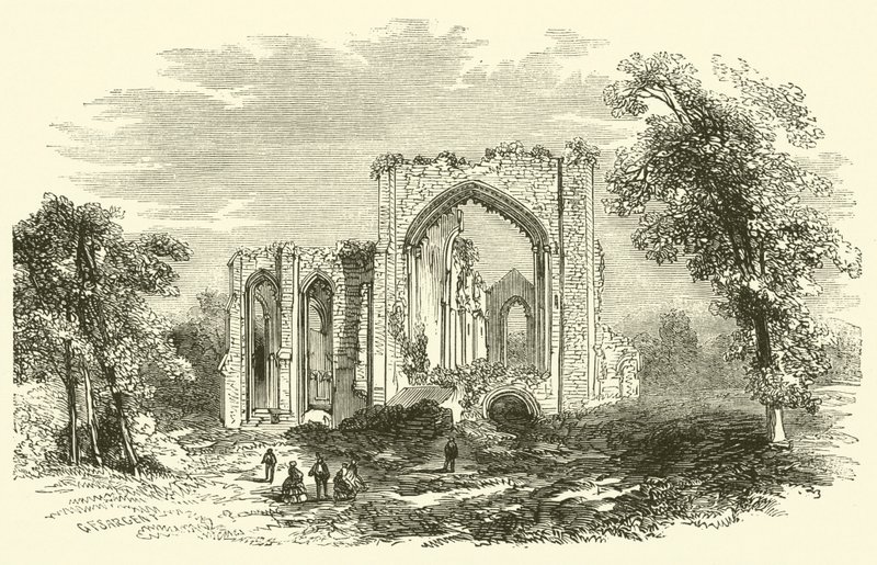 Furness Abbey (gravering) av English School