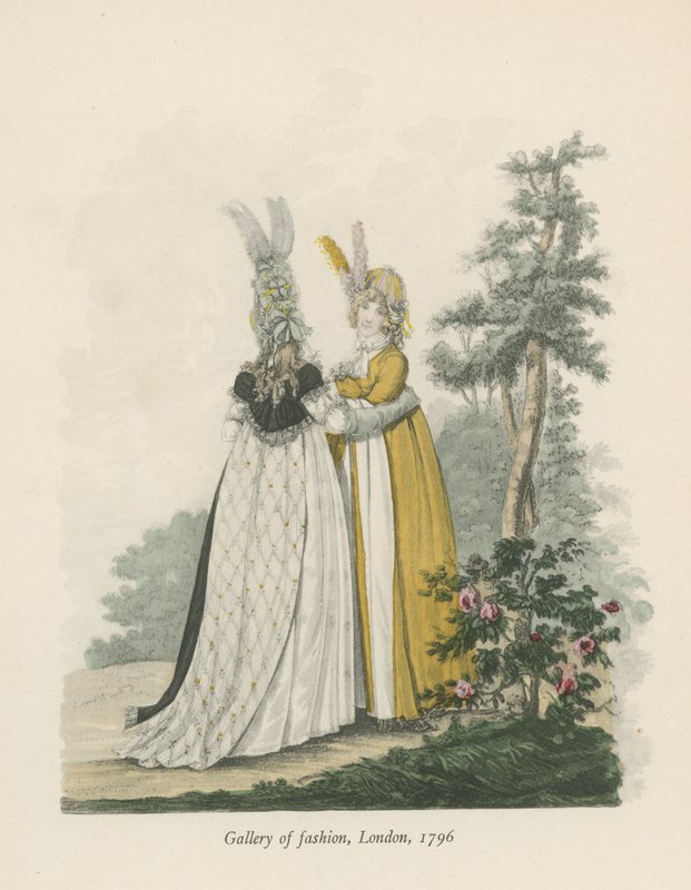 Gallery of Fashion, London, 1796 av English School