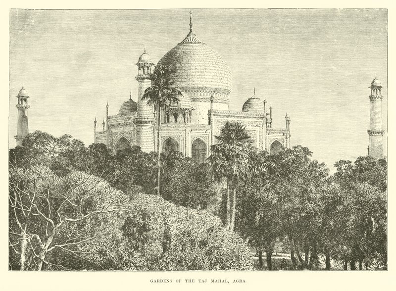 Hagene til Taj Mahal, Agra av English School