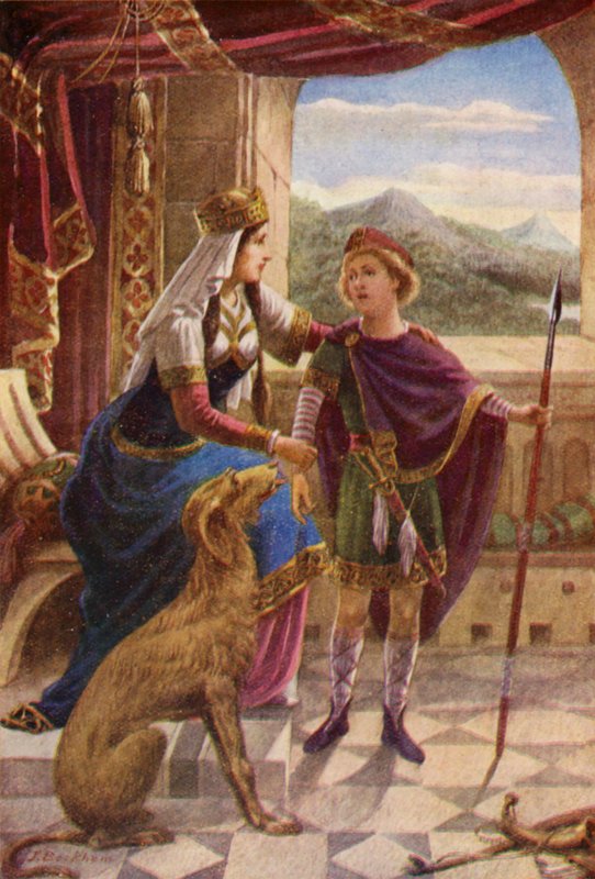 Gareths ønske (farge litho) av English School
