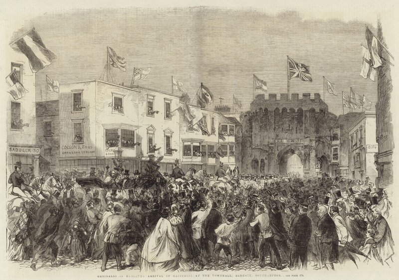 Garibaldi i England av English School