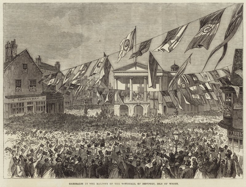Garibaldi i England av English School