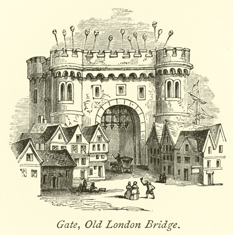 Gate, Old London Bridge av English School