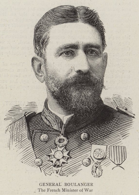 General Boulanger (gravering) av English School