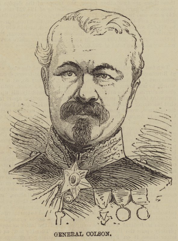 General Colson (gravering) av English School