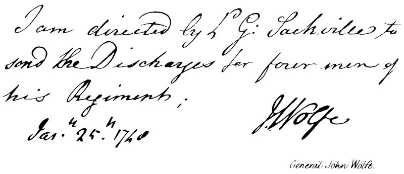 General John Wolfe av English School