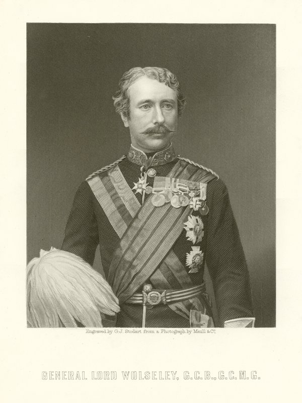 General Lord Wolseley av English School