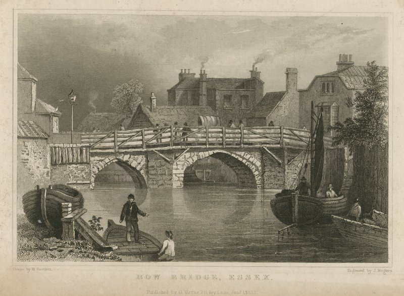 Generell utsikt over Bow Bridge av English School