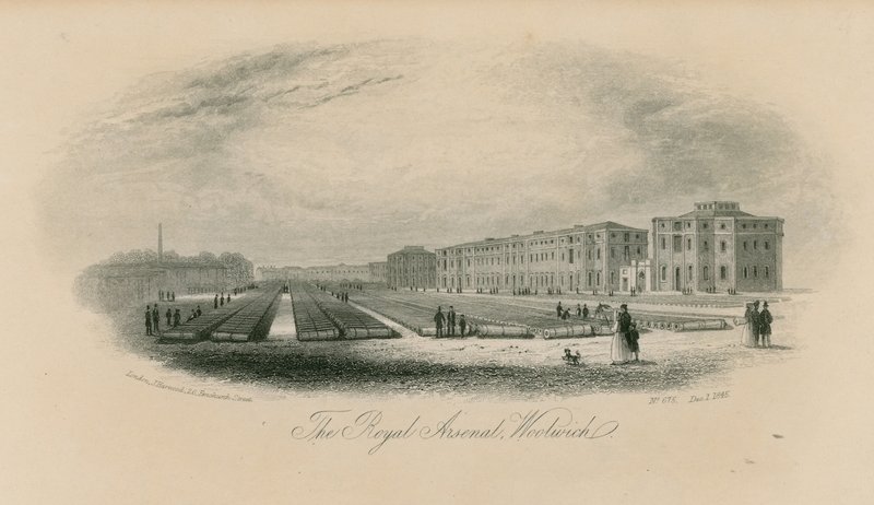 Generell utsikt over The Royal Arsenal av English School