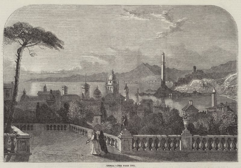 Genova (gravering) av English School