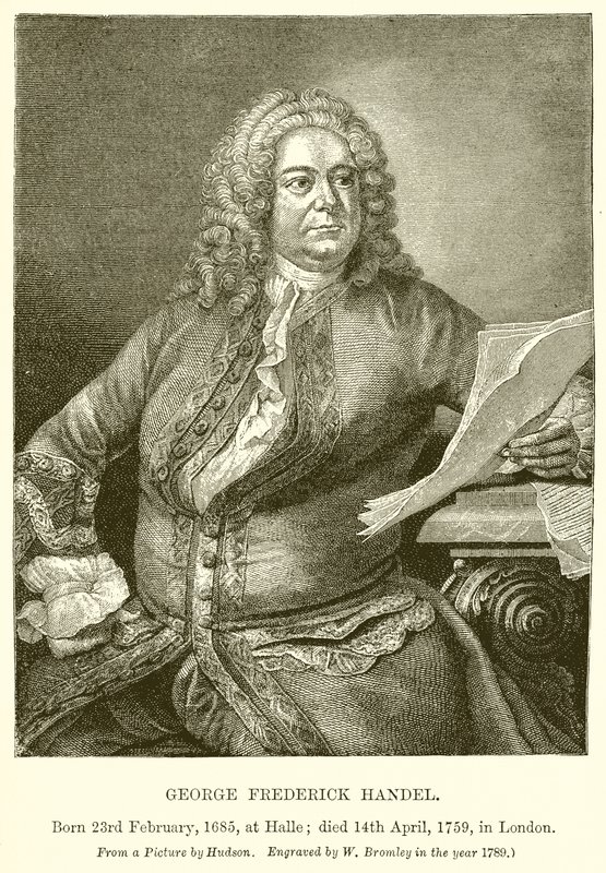 George Frederick Handel av English School