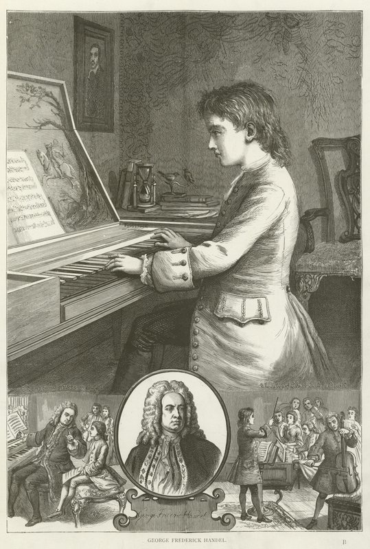 George Frederick Handel av English School