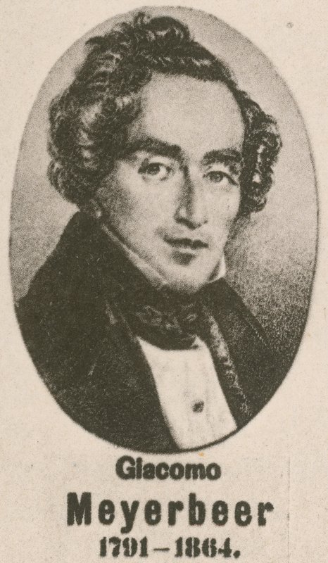 Giacomo Meyerbeer (gravyr) av English School