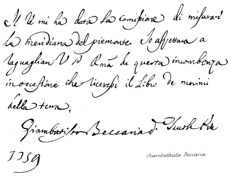 Giambattista Beccaria av English School