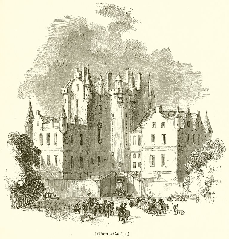 Glamis slott av English School