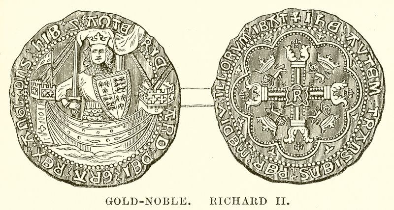 Gull-Edel. Richard II av English School