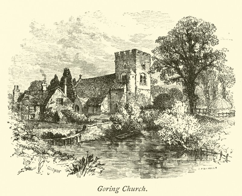 Goring kirke av English School