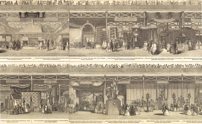 Stor utstilling 1851 av English School