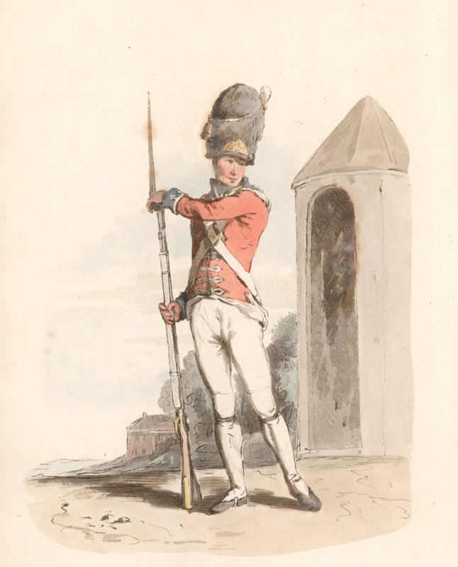 Grenader fra 1. Garderegiment av English School