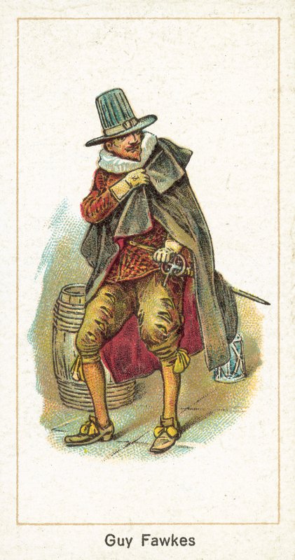 Guy Fawkes (chromolitho) av English School