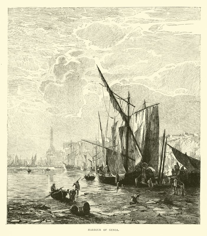 Havnen i Genova av English School