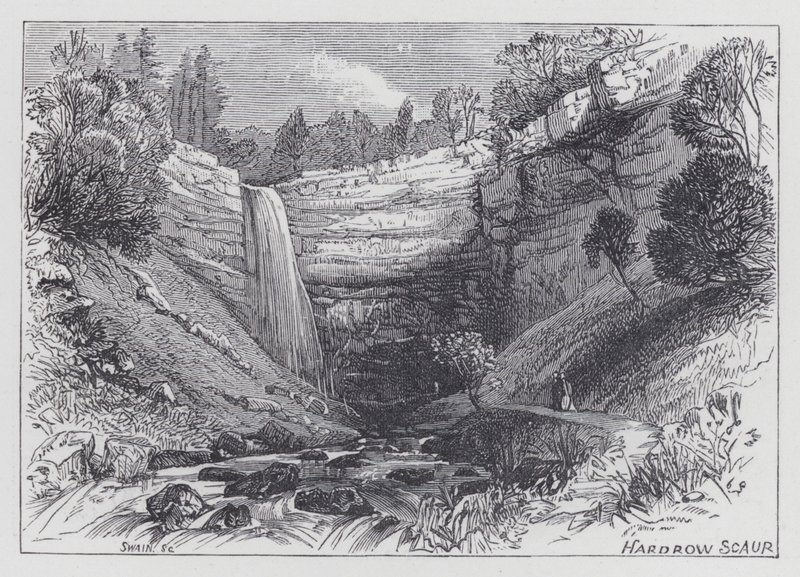 Hardrow Scaur (gravering) av English School