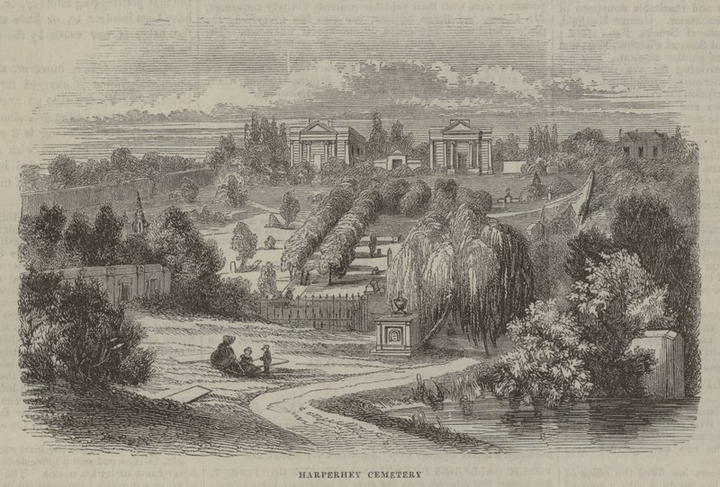 Harpurhey kirkegård av English School