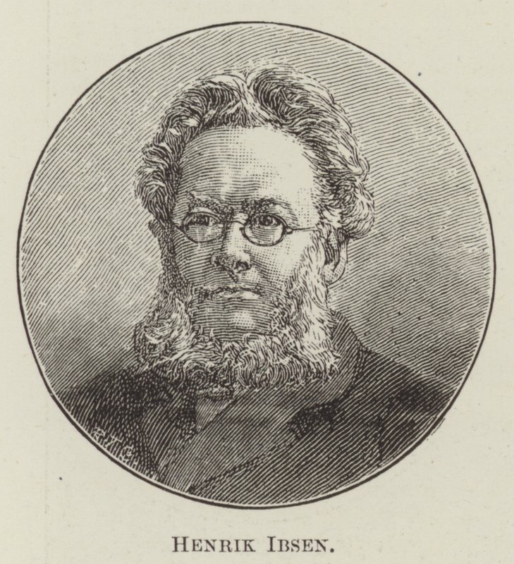 Henrik Ibsen (gravering) av English School