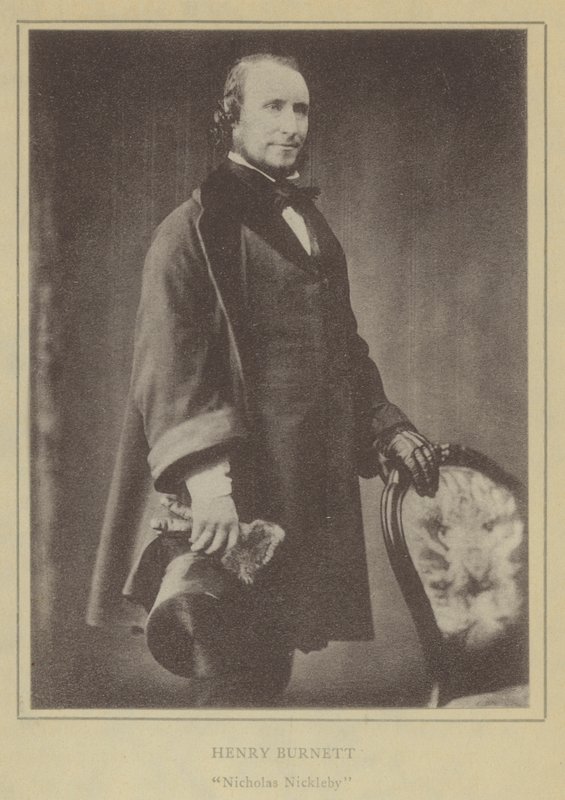 Henry Burnett, Nicholas Nickleby (litho) av English School