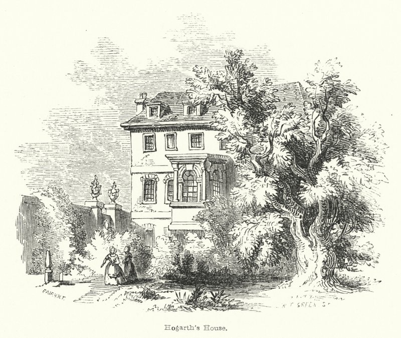 Hogarths hus (gravering) av English School