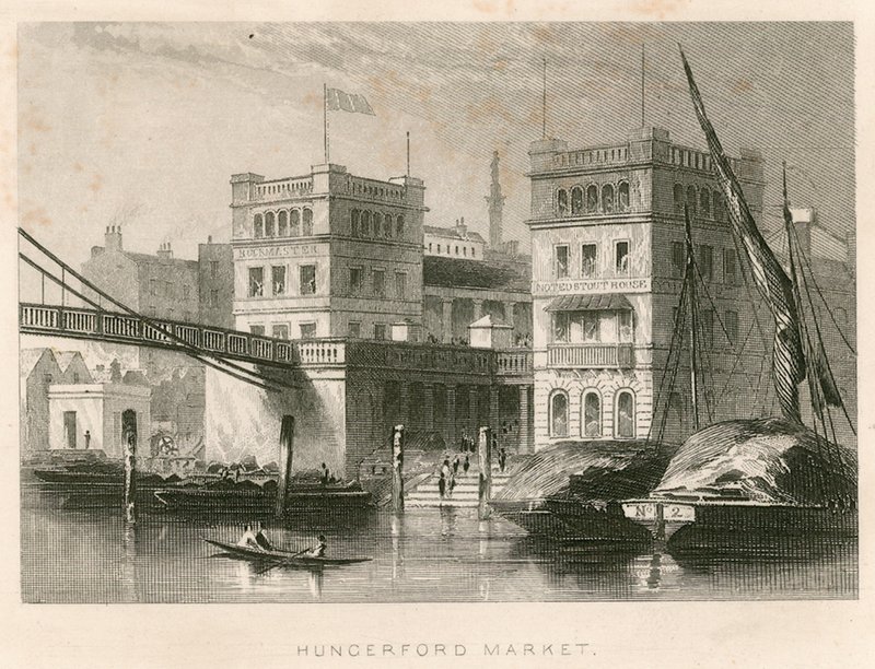 Hungerford Market, London av English School