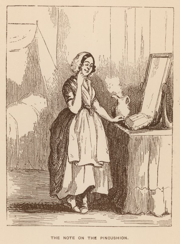 Illustrasjon for Vanity Fair av Thackeray av English School