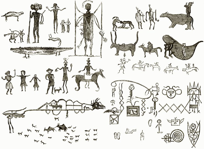 Indiske hieroglyfer av English School