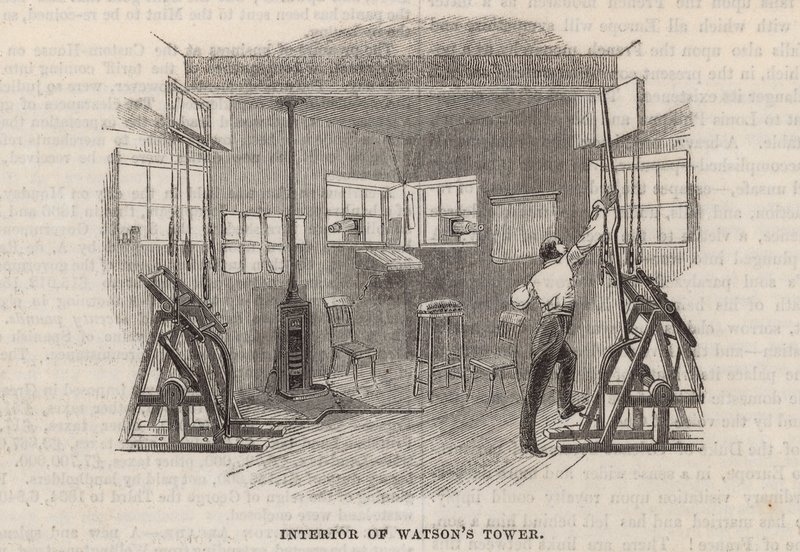 Interiøret i Watsons Tower av English School
