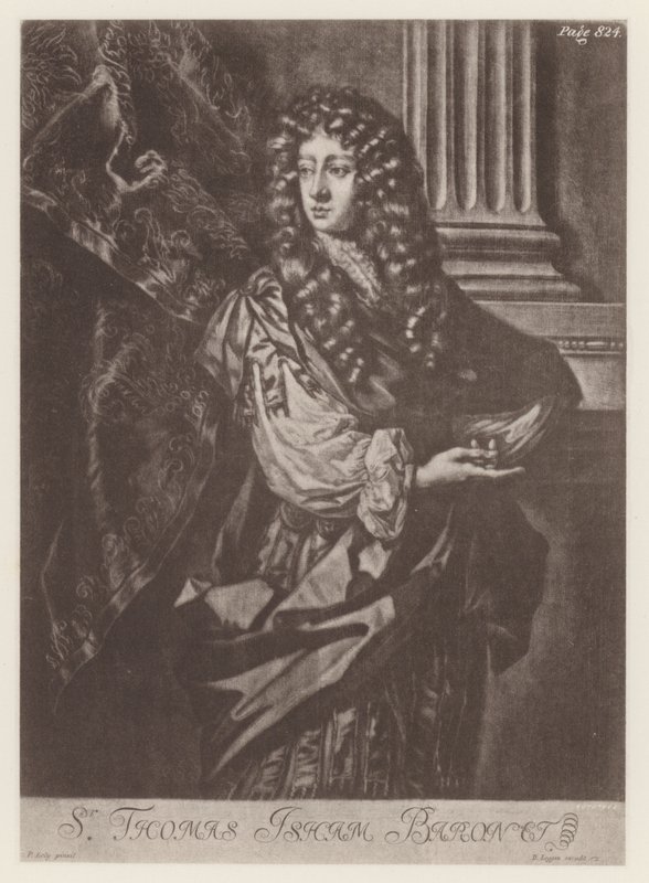 Isham, sir Thomas (litho) av English School