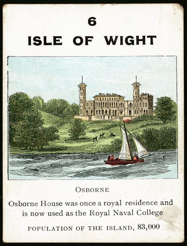 Isle of Wight (farge litho) av English School