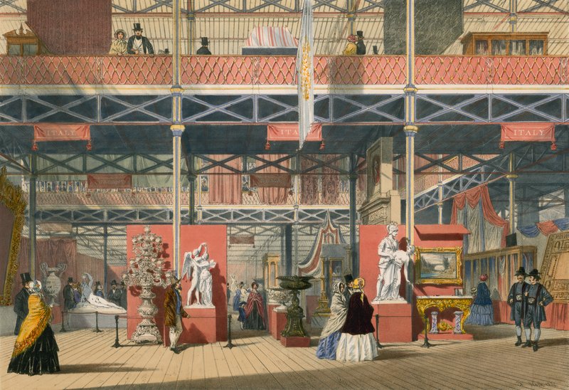 Italia, Den store utstillingen i 1851 av English School
